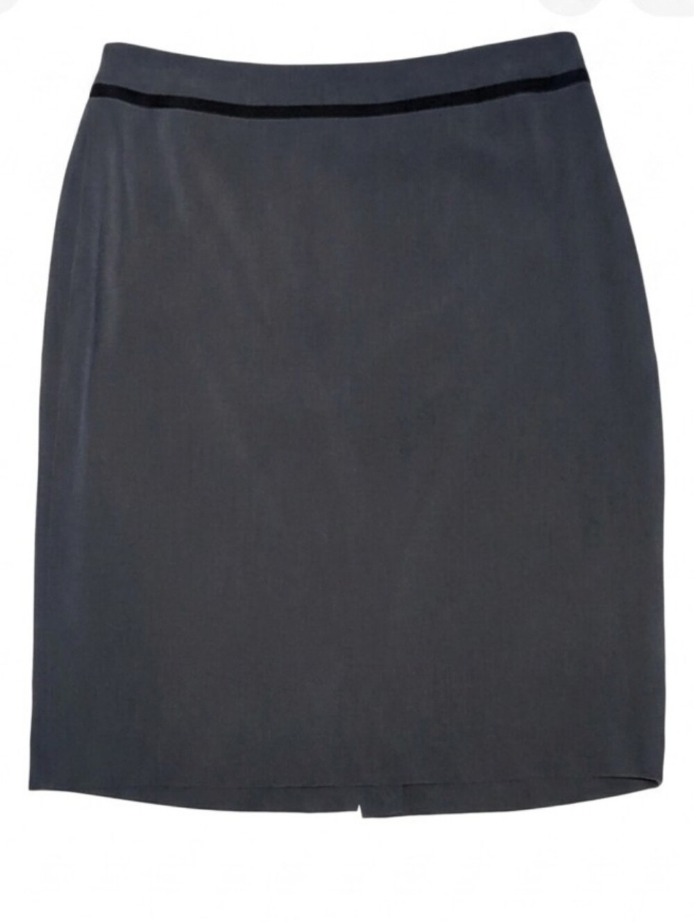 Laura Petites Classic Pencil Skirt Stretch Office Business Gray Size 6P